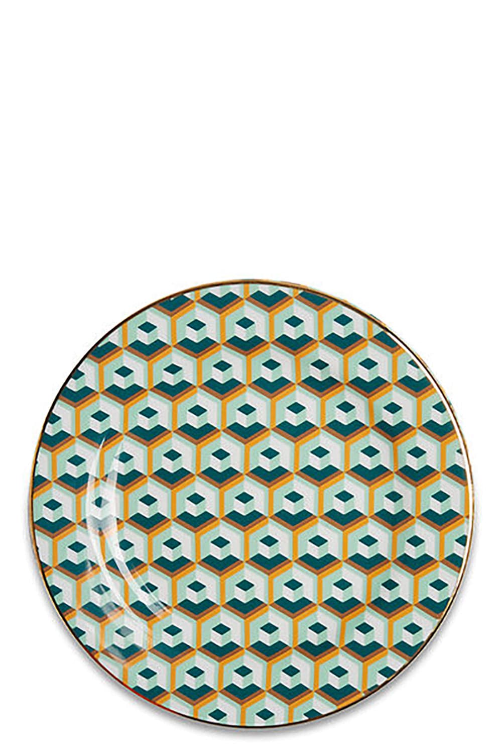 LA DOUBLEJ-Dessert Plates Set Of 6 - Cubi Mix-CUBIMIX