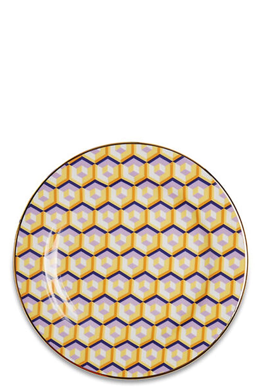 LA DOUBLEJ-Dessert Plates Set Of 6 - Cubi Mix-CUBIMIX