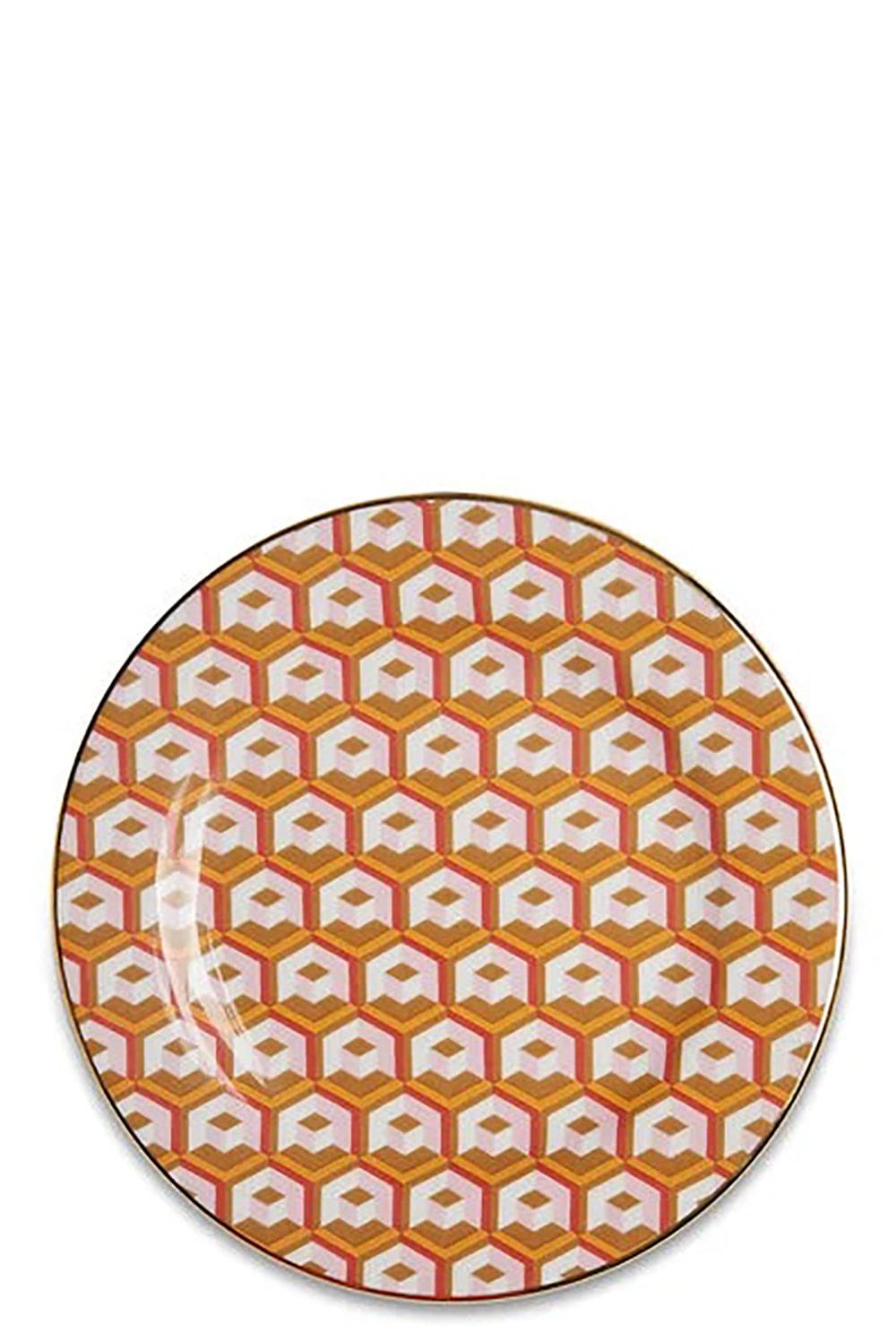 LA DOUBLEJ-Dessert Plates Set Of 6 - Cubi Mix-CUBIMIX