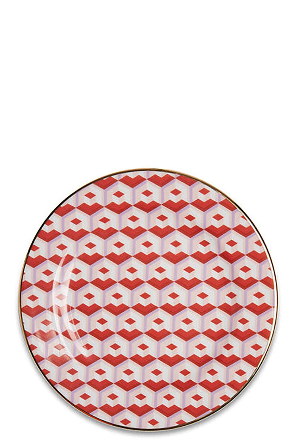LA DOUBLEJ-Dessert Plates Set Of 6 - Cubi Mix-CUBIMIX
