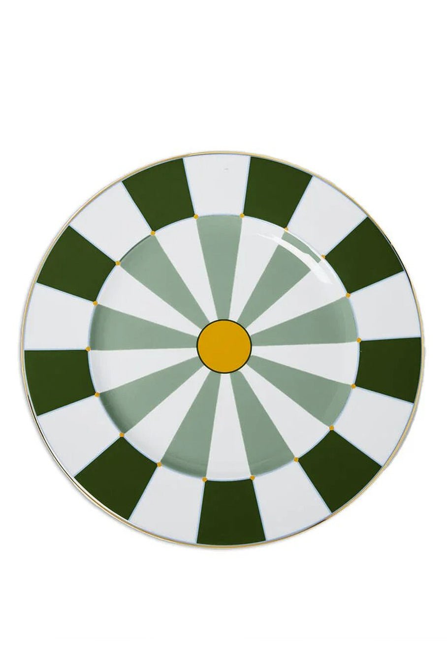 LA DOUBLEJ-Porcelain Charger Plate - Duomo-DUOMO