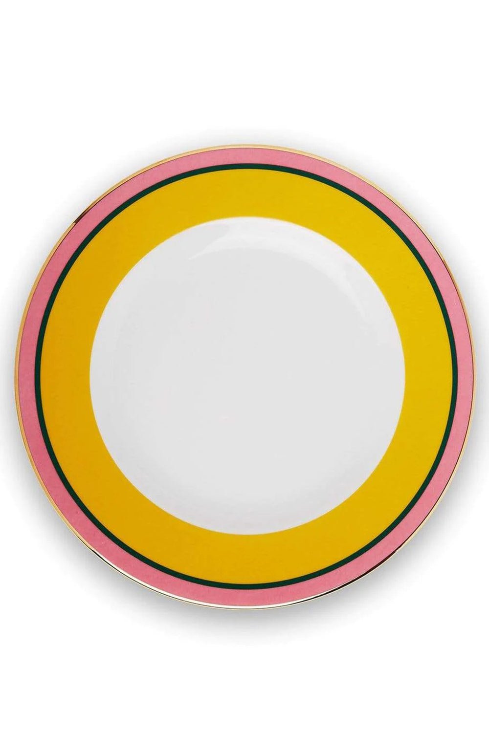 LA DOUBLEJ-Soup and Dinner Plates Set Of 2 - Rainbow Giallo-GIALLO