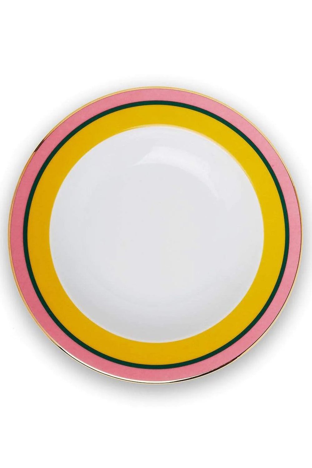 LA DOUBLEJ-Soup and Dinner Plates Set Of 2 - Rainbow Giallo-GIALLO