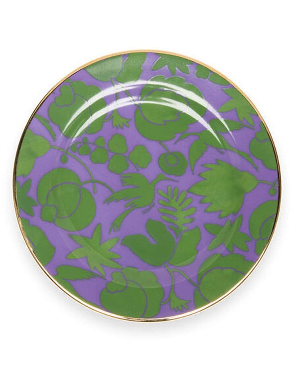 LA DOUBLEJ-Dessert Plates Set Of 6 - Wildbird Mix-MULTI