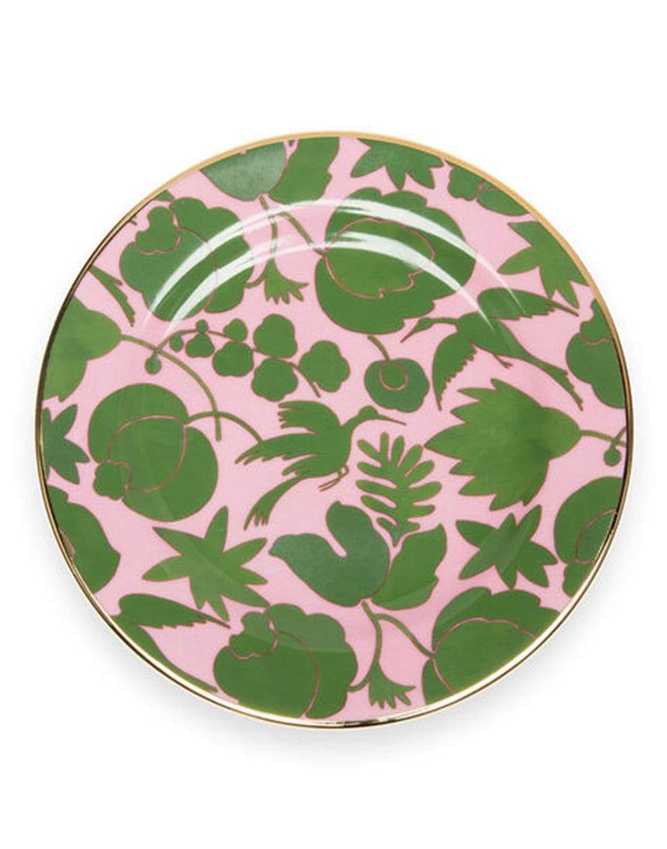 LA DOUBLEJ-Dessert Plates Set Of 6 - Wildbird Mix-MULTI