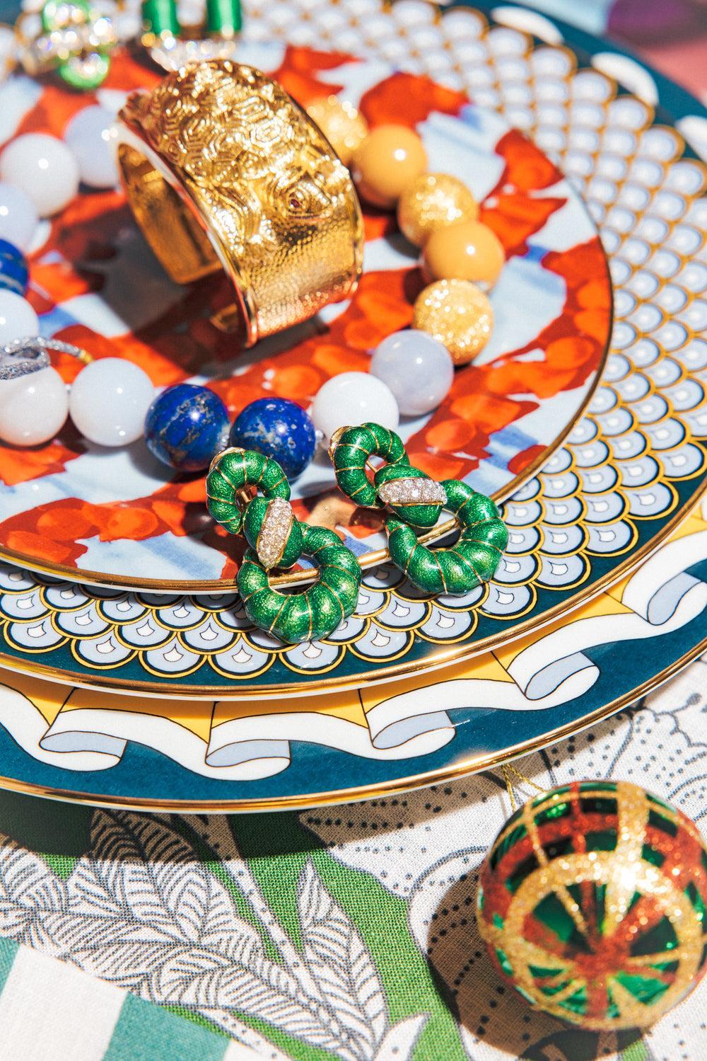 Set Of 2 Dinner Plates - Odysseus-ODYSSEUS-ACCESSORIEHOME-LA DOUBLEJ