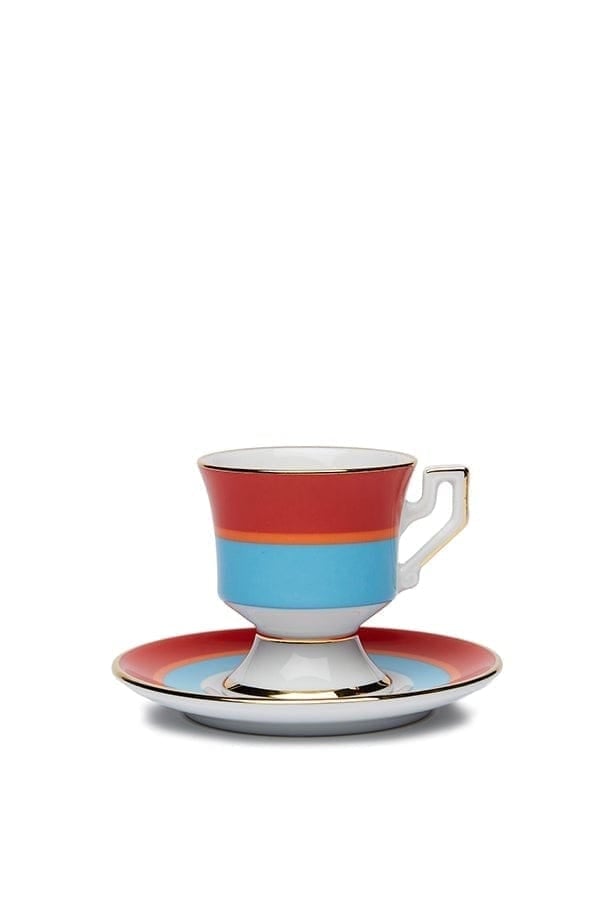 LA DOUBLEJ-Espresso Cup Set Of 4-RAINBOW