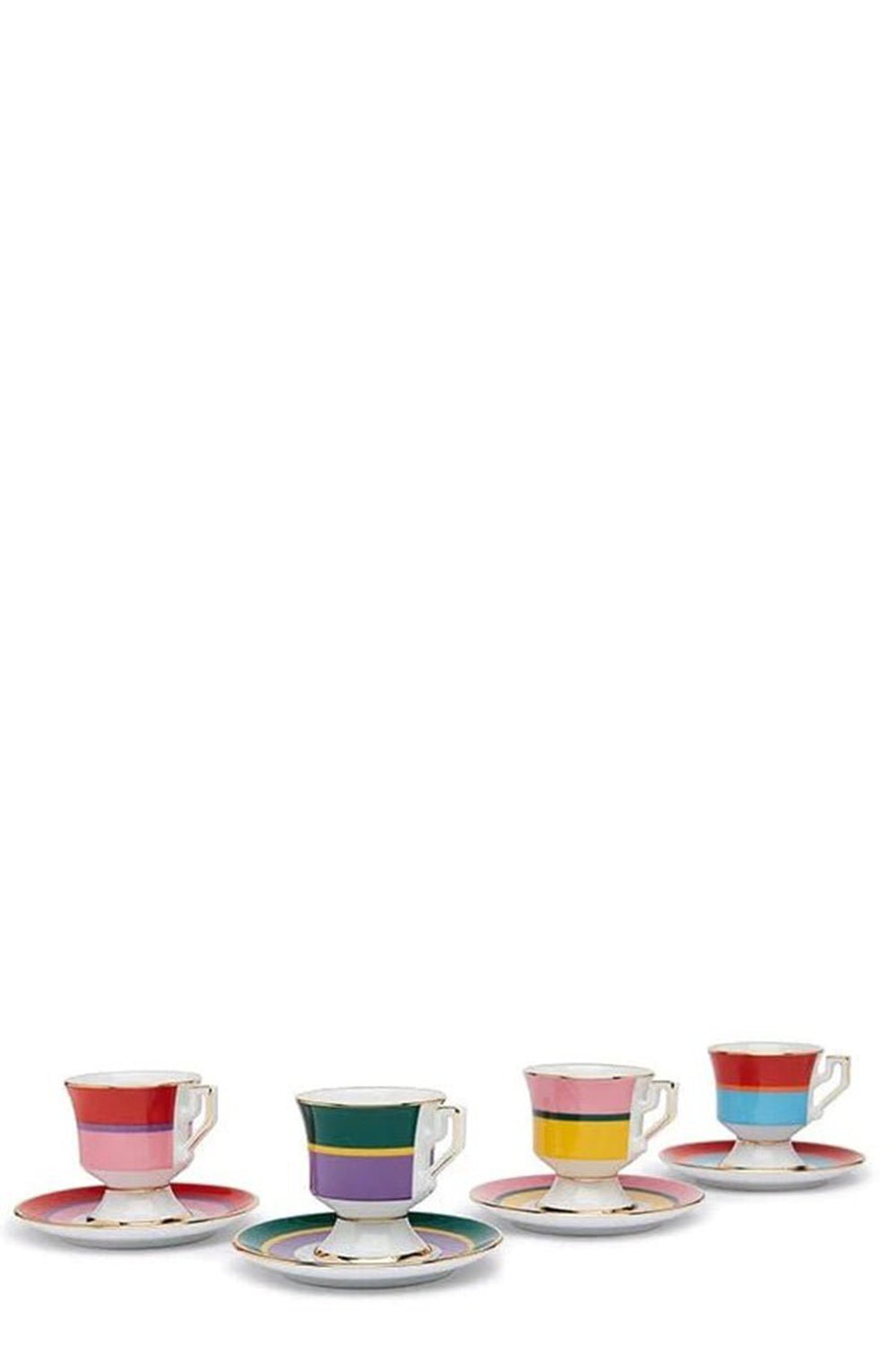 LA DOUBLEJ-Espresso Cup Set Of 4-RAINBOW