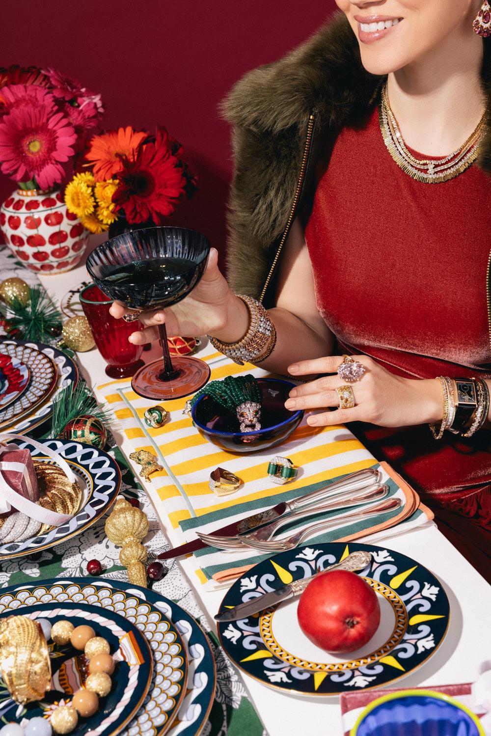 Placemat Set Of 2 - Riviera Giallo-RIVIGIAL-ACCESSORIEHOME-LA DOUBLEJ