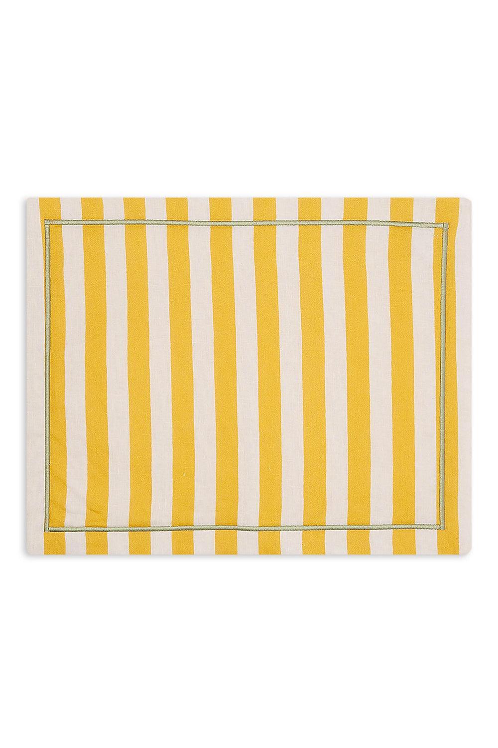 Placemat Set Of 2 - Riviera Giallo-RIVIGIAL-ACCESSORIEHOME-LA DOUBLEJ