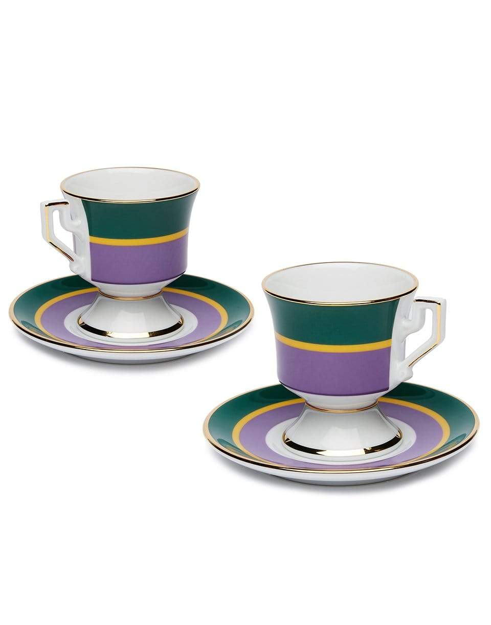 LA DOUBLEJ-Espresso Cup Set Of 2 - Rainbow Viola-VIOLA