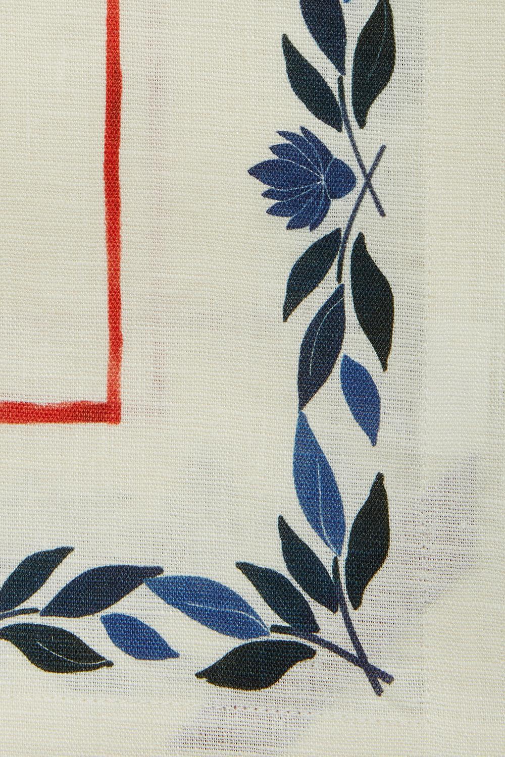 Large Tablecloth - Wildbird Placee Blue-WLDBIRD-ACCESSORIEHOME-LA DOUBLEJ