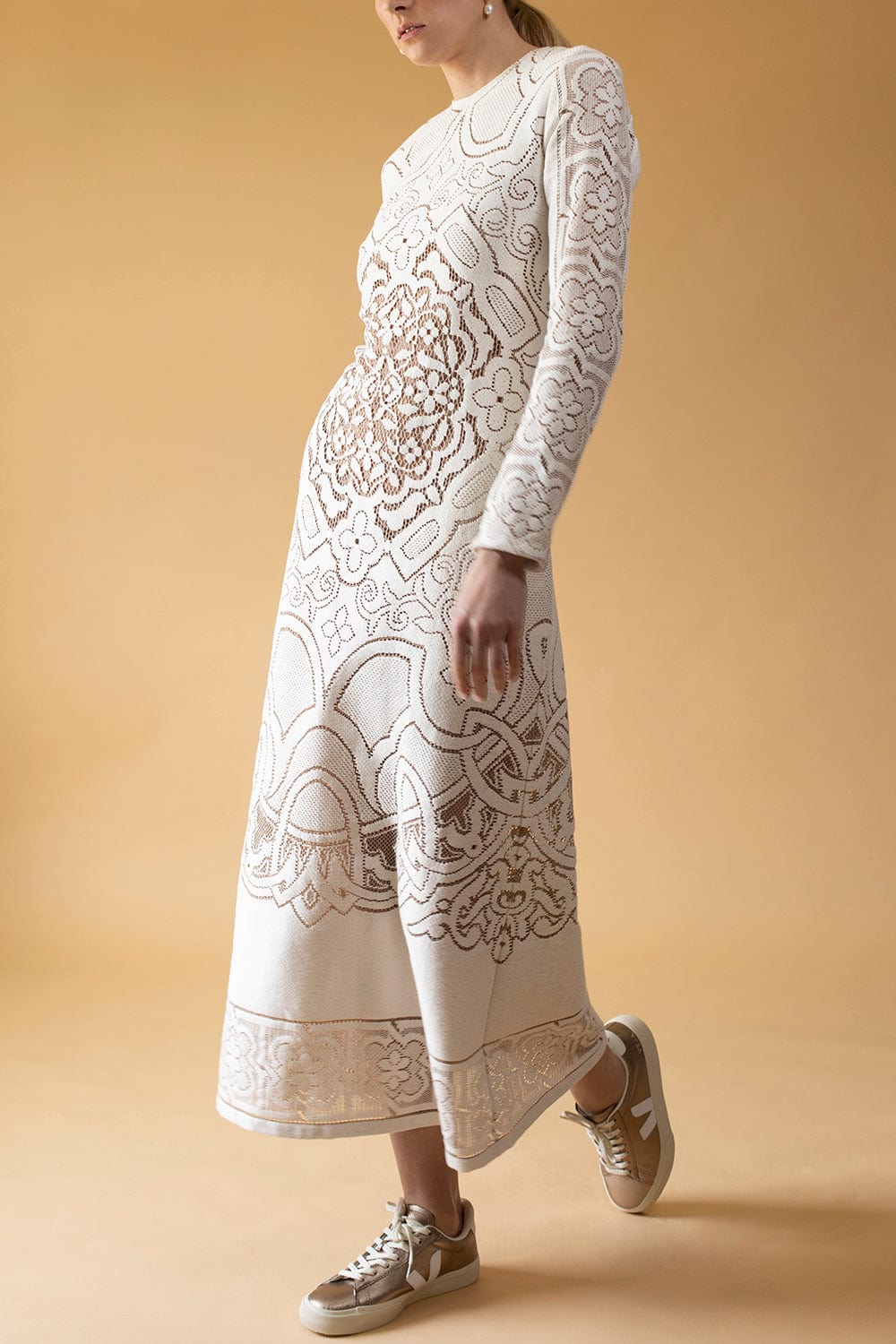 LA DOUBLEJ-Lacey Swing Dress-