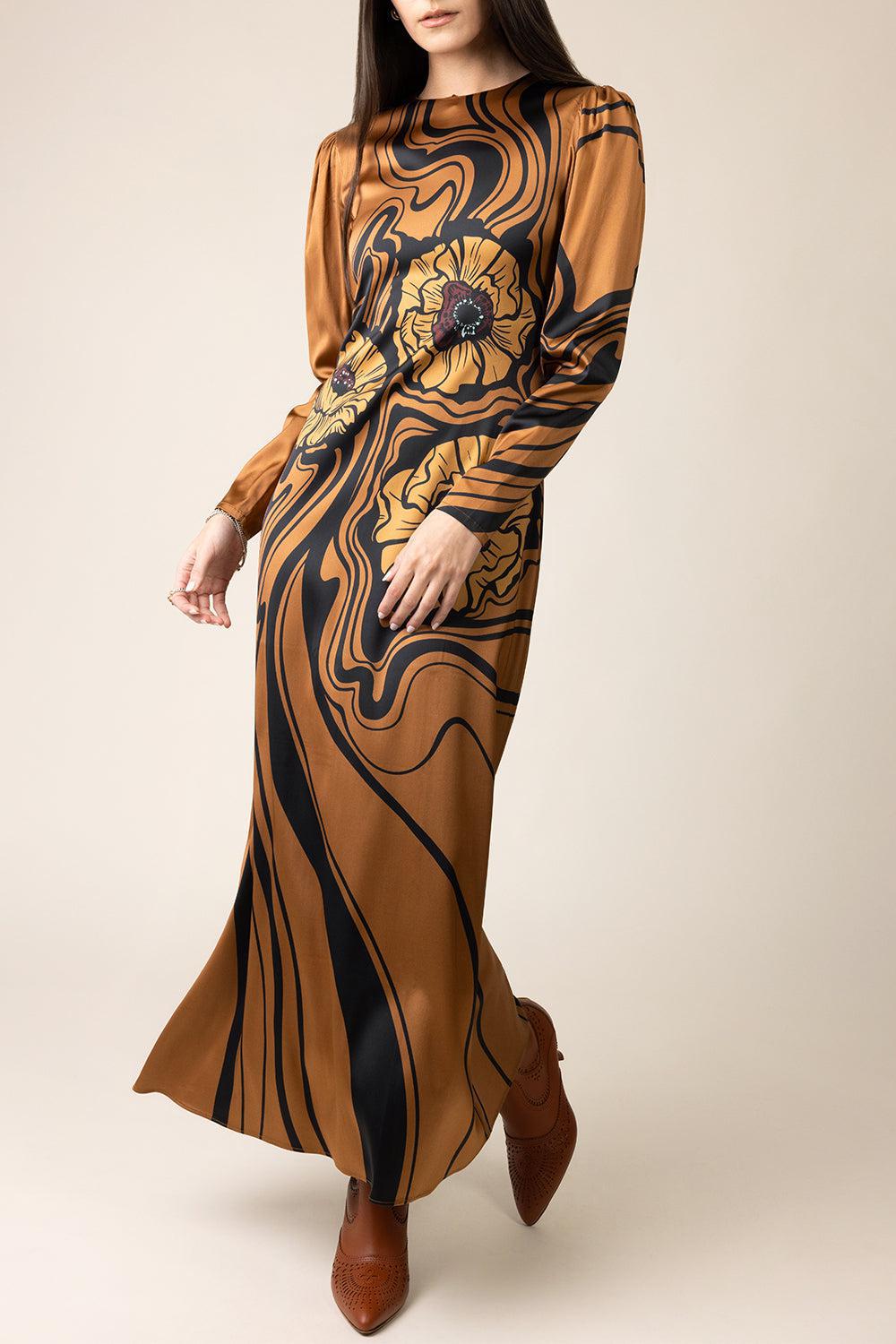 Clingy Swing Dress-BIGBLOOM-XS-CLOTHINGDRESSCASUAL-LA DOUBLEJ