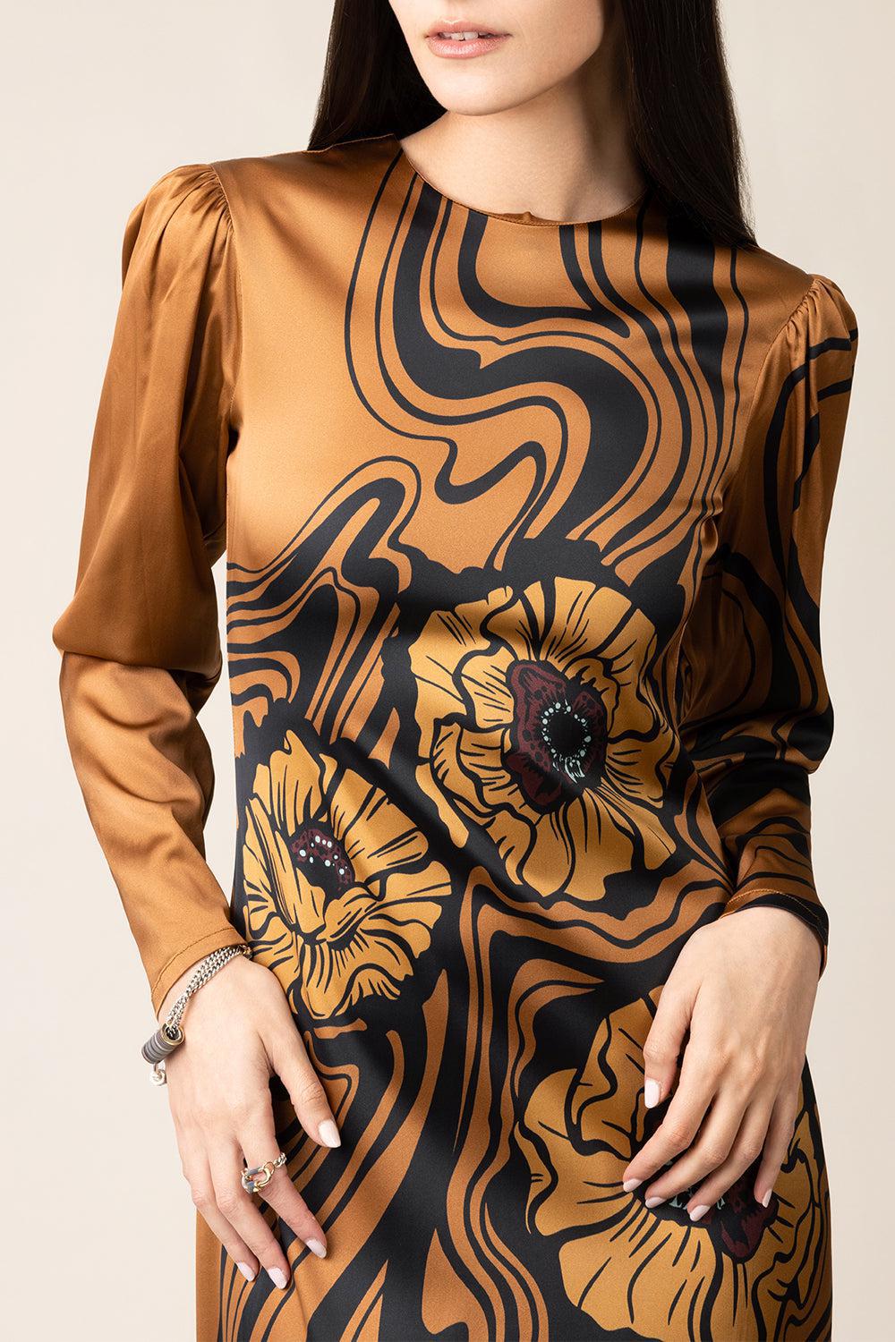 Clingy Swing Dress-BIGBLOOM-XS-CLOTHINGDRESSCASUAL-LA DOUBLEJ