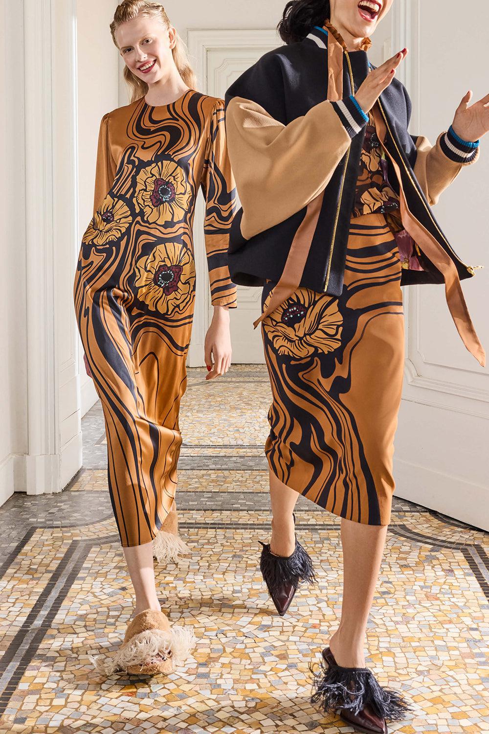 Clingy Swing Dress-BIGBLOOM-XS-CLOTHINGDRESSCASUAL-LA DOUBLEJ