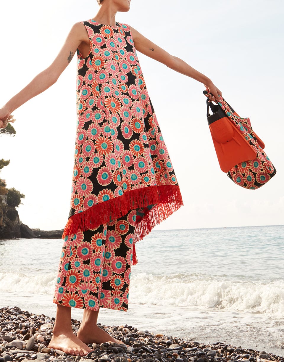 LA DOUBLEJ-La Scala High Dress With Fringes-