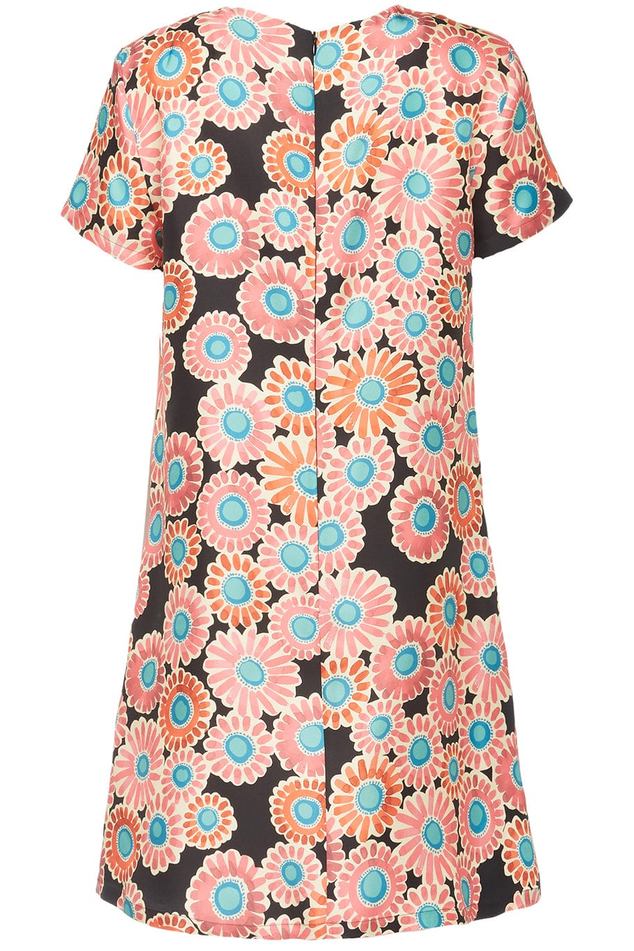 LA DOUBLEJ-Mini Swing Dress - Crazy Daisy Black-