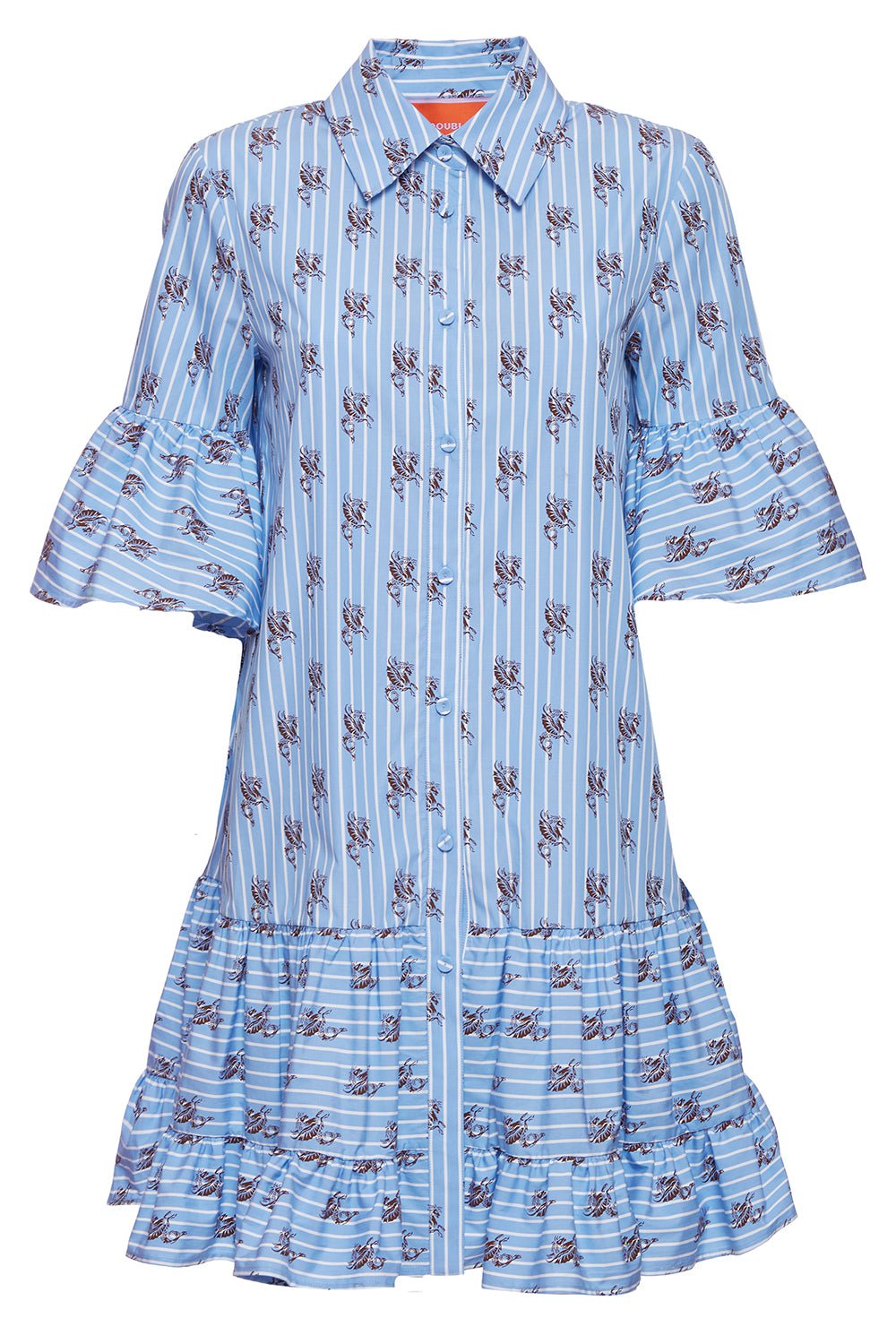 LA DOUBLEJ-Choux Dress - Gryphos Light Blue-