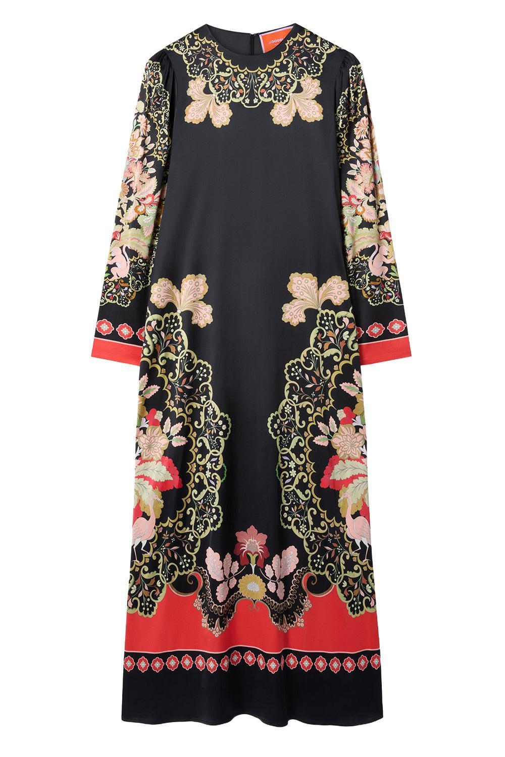 Clingy Swing Dress - Cornucopia Placee-CORNUCPI-XS-CLOTHINGDRESSCASUAL-LA DOUBLEJ