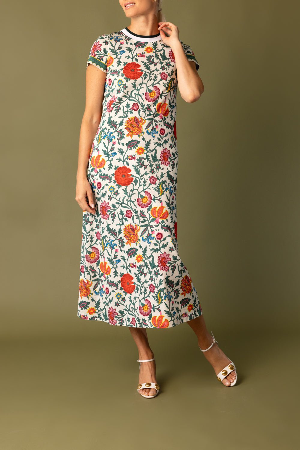 LA DOUBLEJ-SPORTY SWING DRESS - DRAGONFLOWER MINI BARRE-