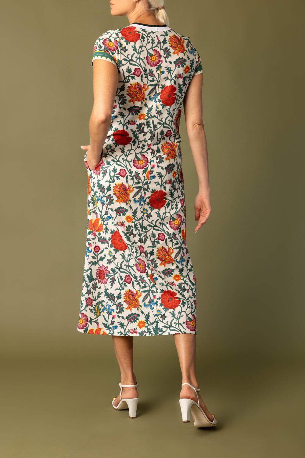 LA DOUBLEJ-SPORTY SWING DRESS - DRAGONFLOWER MINI BARRE-