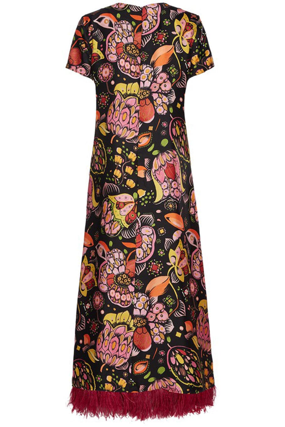 two tone dress maxi A Bit Extra Two Tone Cape Fabric Maxi Dress For Formal Events Satin  Polyester Blend Statement Piece
