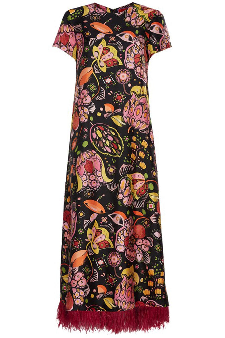 LA DOUBLEJ-Swing Dress With Feathers - Eden-