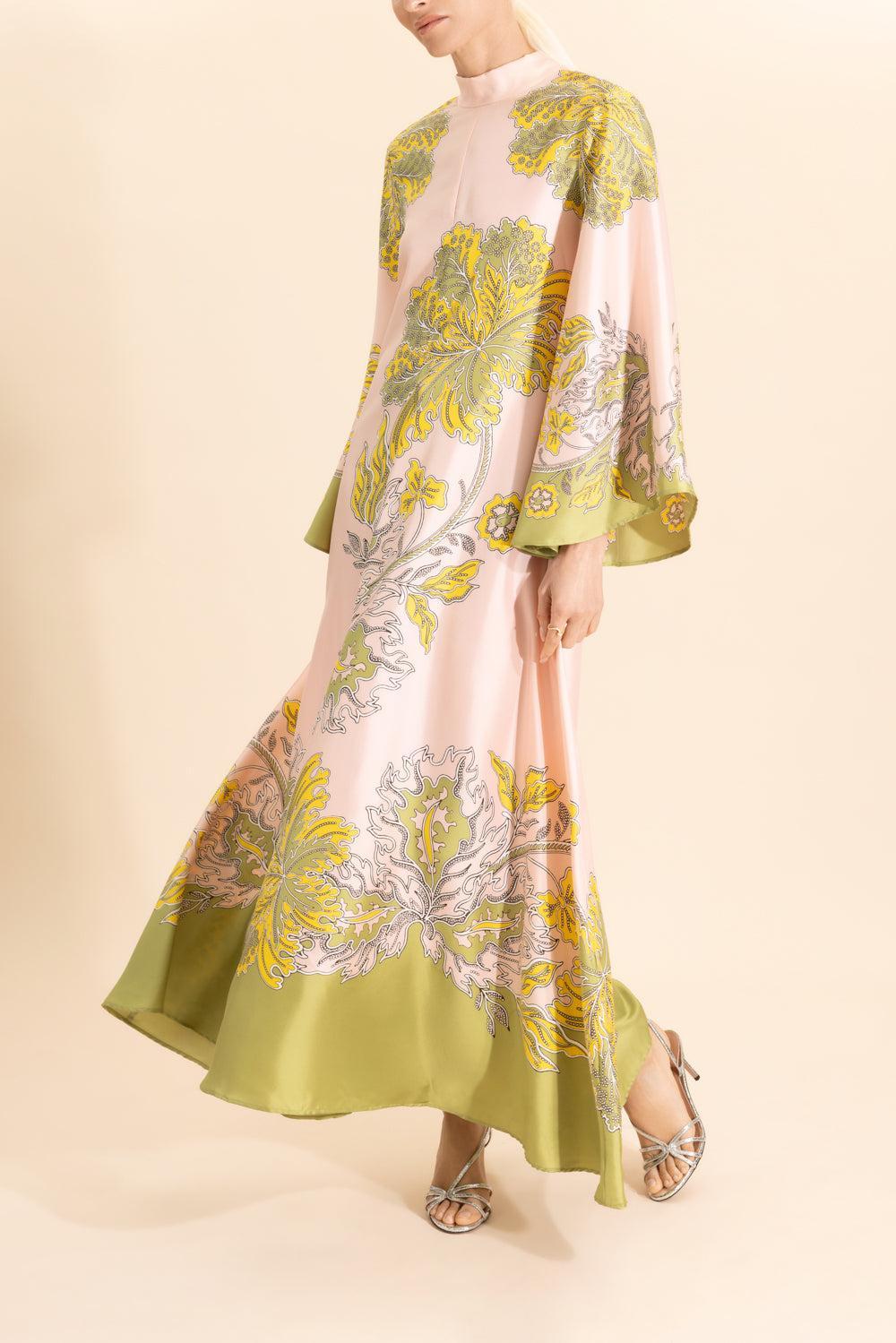 Magnifico Dress - Swathe Placée-FLORAL-38-CLOTHINGDRESSCASUAL-LA DOUBLEJ