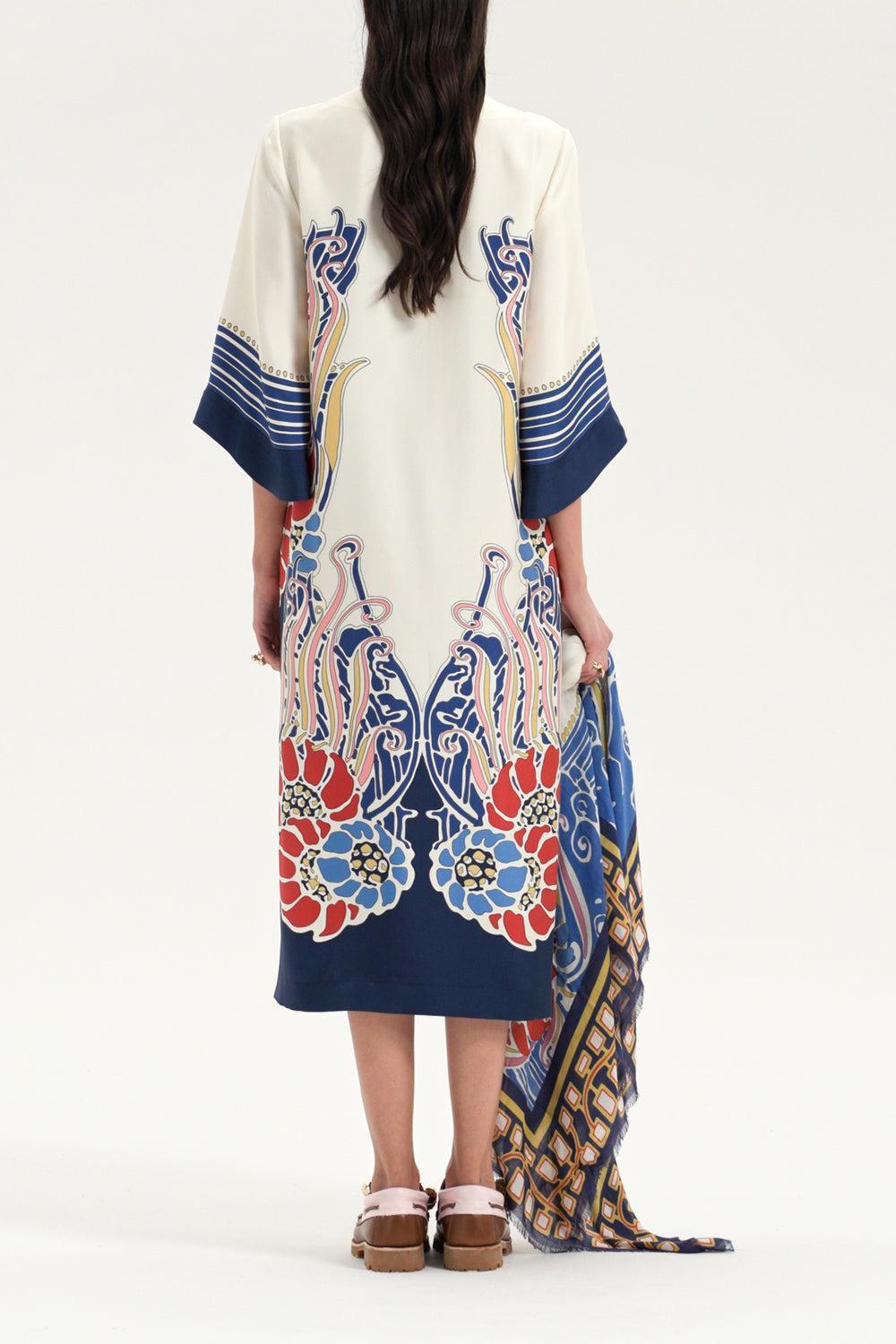 The Kaftan - Lemuria Placee-LEMURIA-XS-CLOTHINGDRESSCASUAL-LA DOUBLEJ