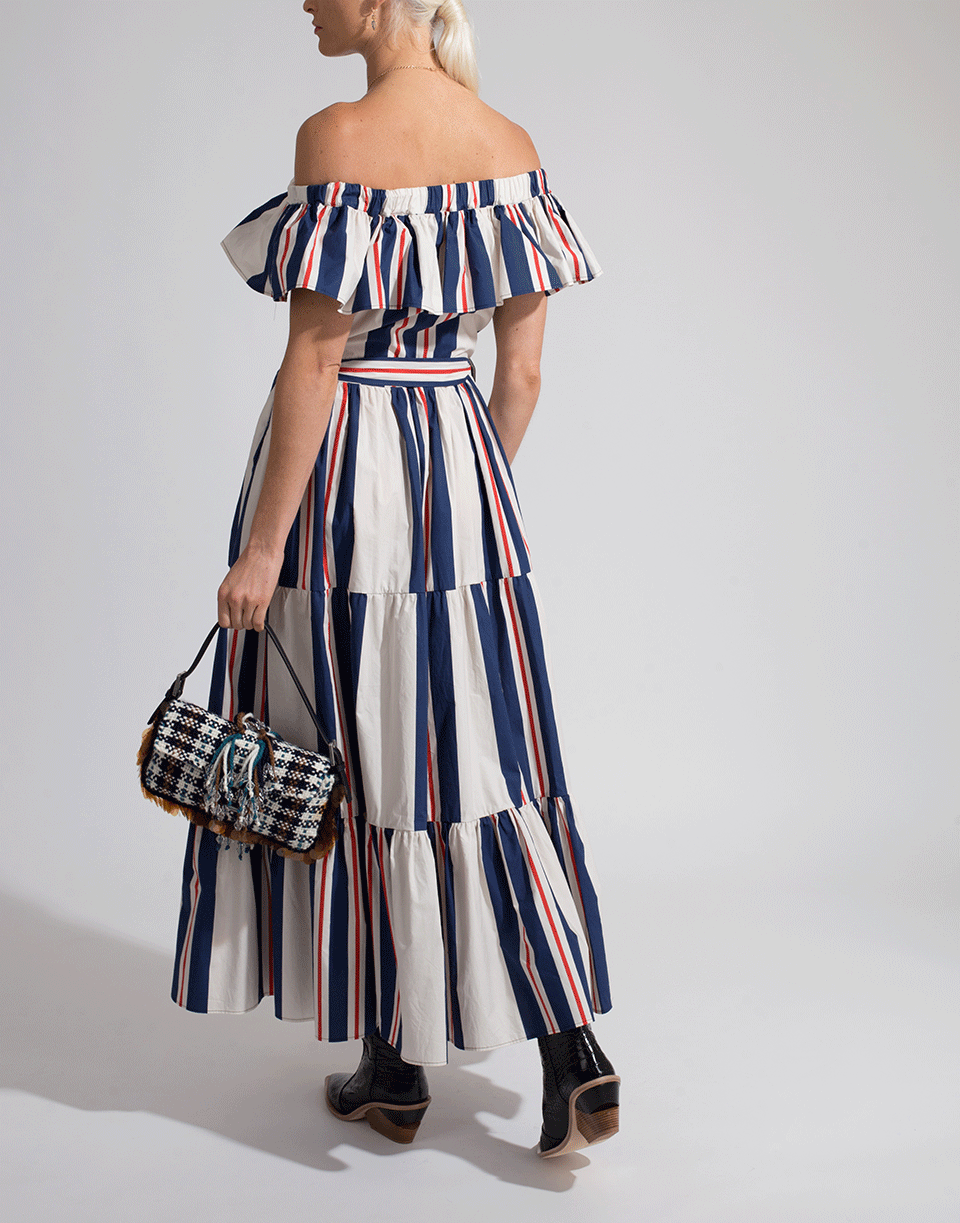 LA DOUBLEJ-Off Shoulder Maxi Yacht Dress-LUGLIO