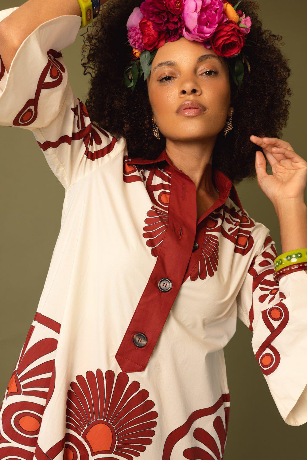 LA DOUBLEJ-ARTEMIS DRESS - MEDALLION PLACÉE-