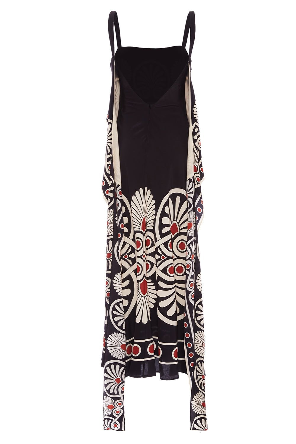 LA DOUBLEJ-SLIP-AROUND DRESS - MEDALLION PLACÉE-