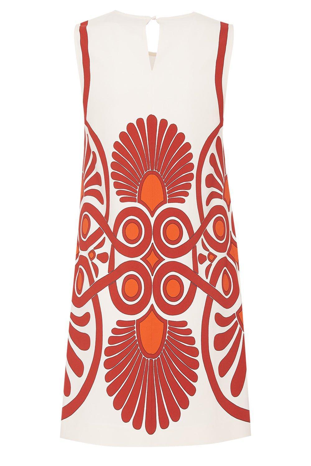LA DOUBLEJ-STRETCH TUNIC - MEDALLION PLACÉE-