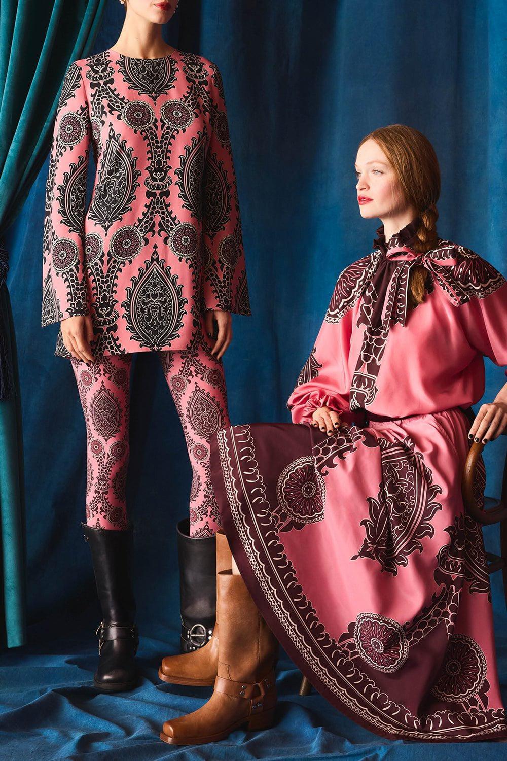 LA DOUBLEJ-Mini Supreme Swing Dress - Oltrarno Pink-