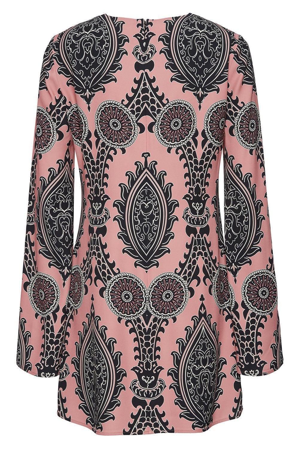 LA DOUBLEJ-Mini Supreme Swing Dress - Oltrarno Pink-
