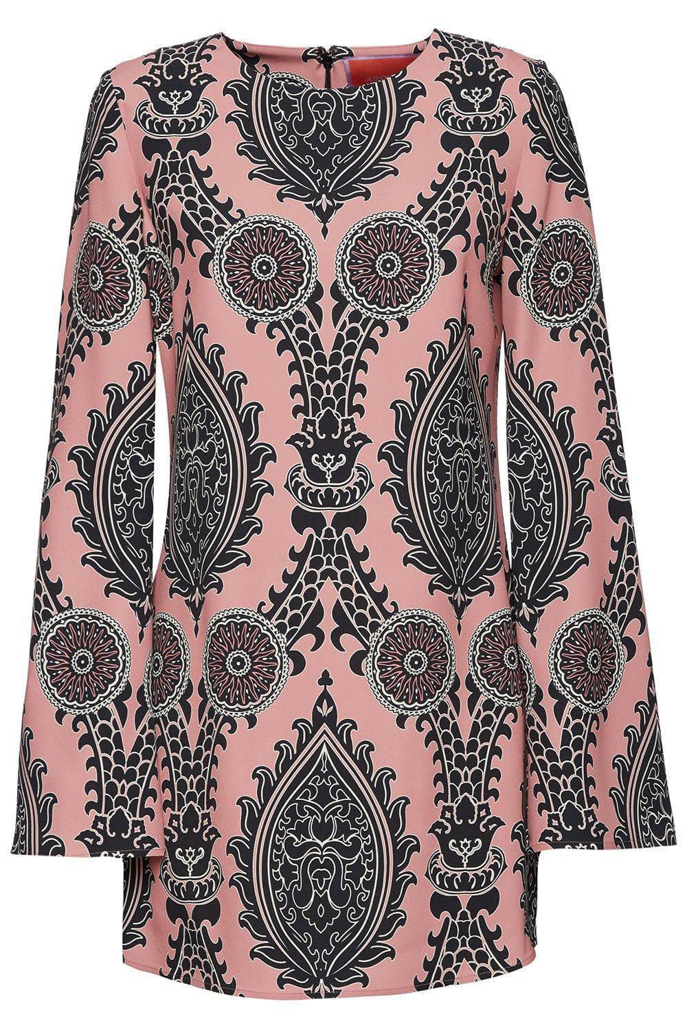 LA DOUBLEJ-Mini Supreme Swing Dress - Oltrarno Pink-