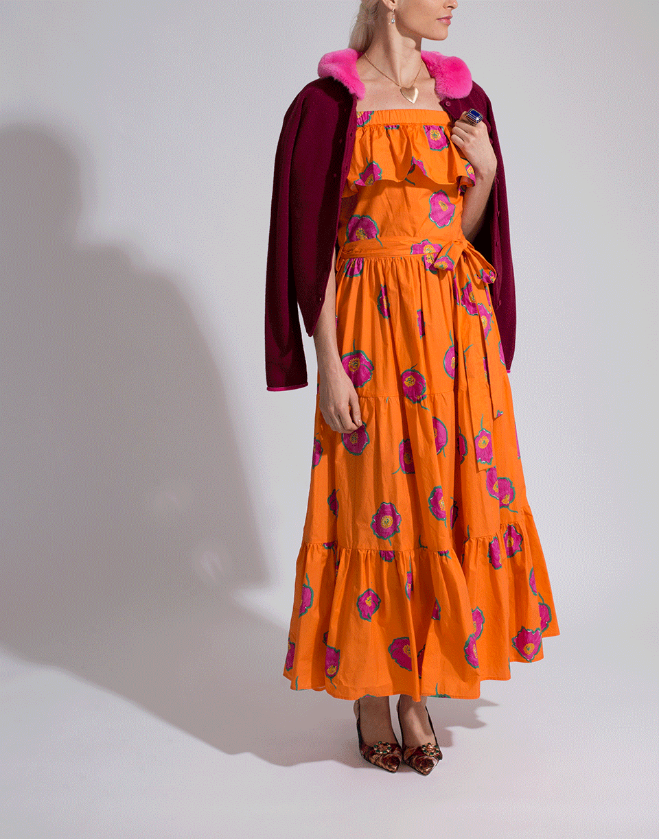 LA DOUBLEJ-Off Shoulder Maxi Yacht Dress-