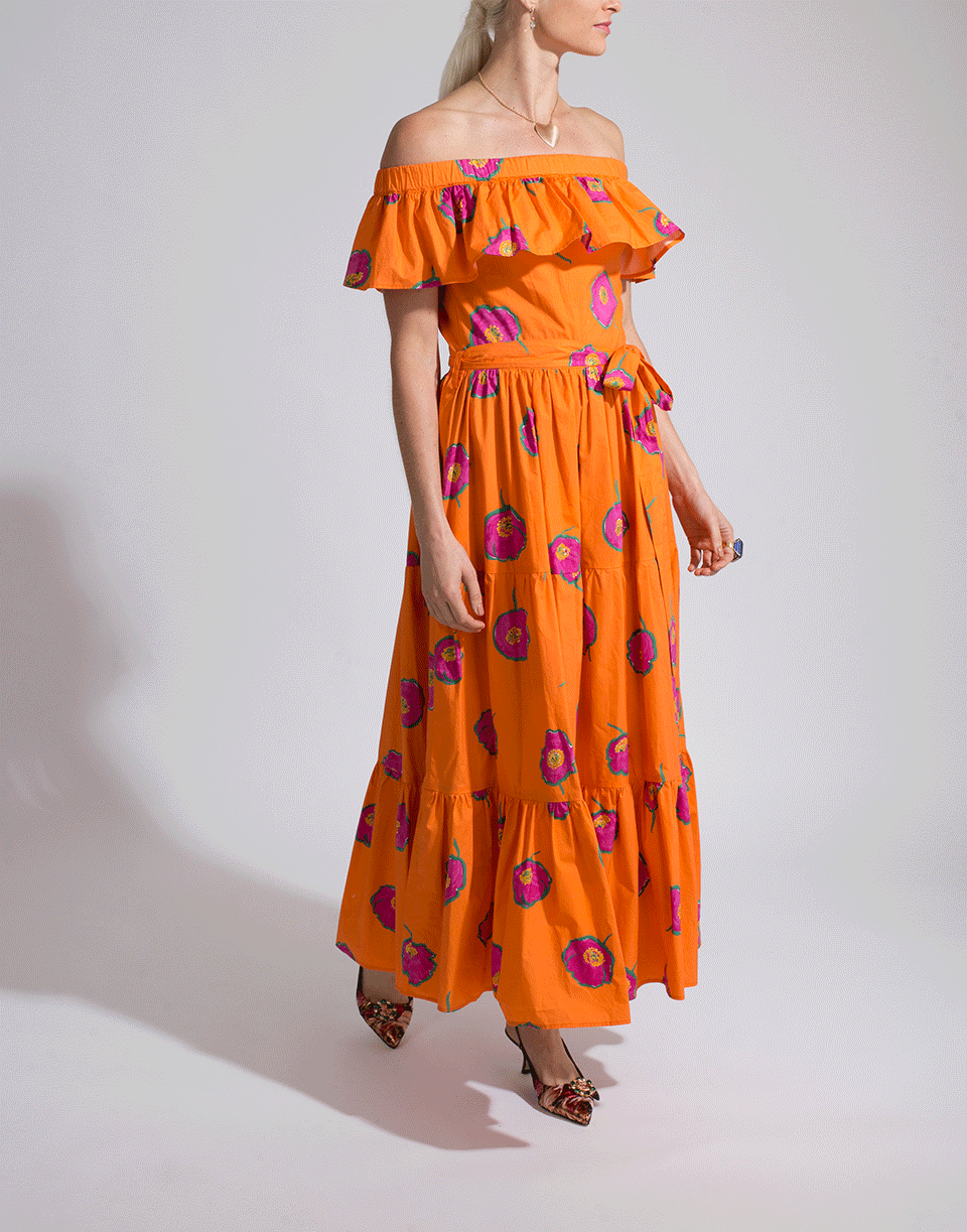 LA DOUBLEJ-Off Shoulder Maxi Yacht Dress-