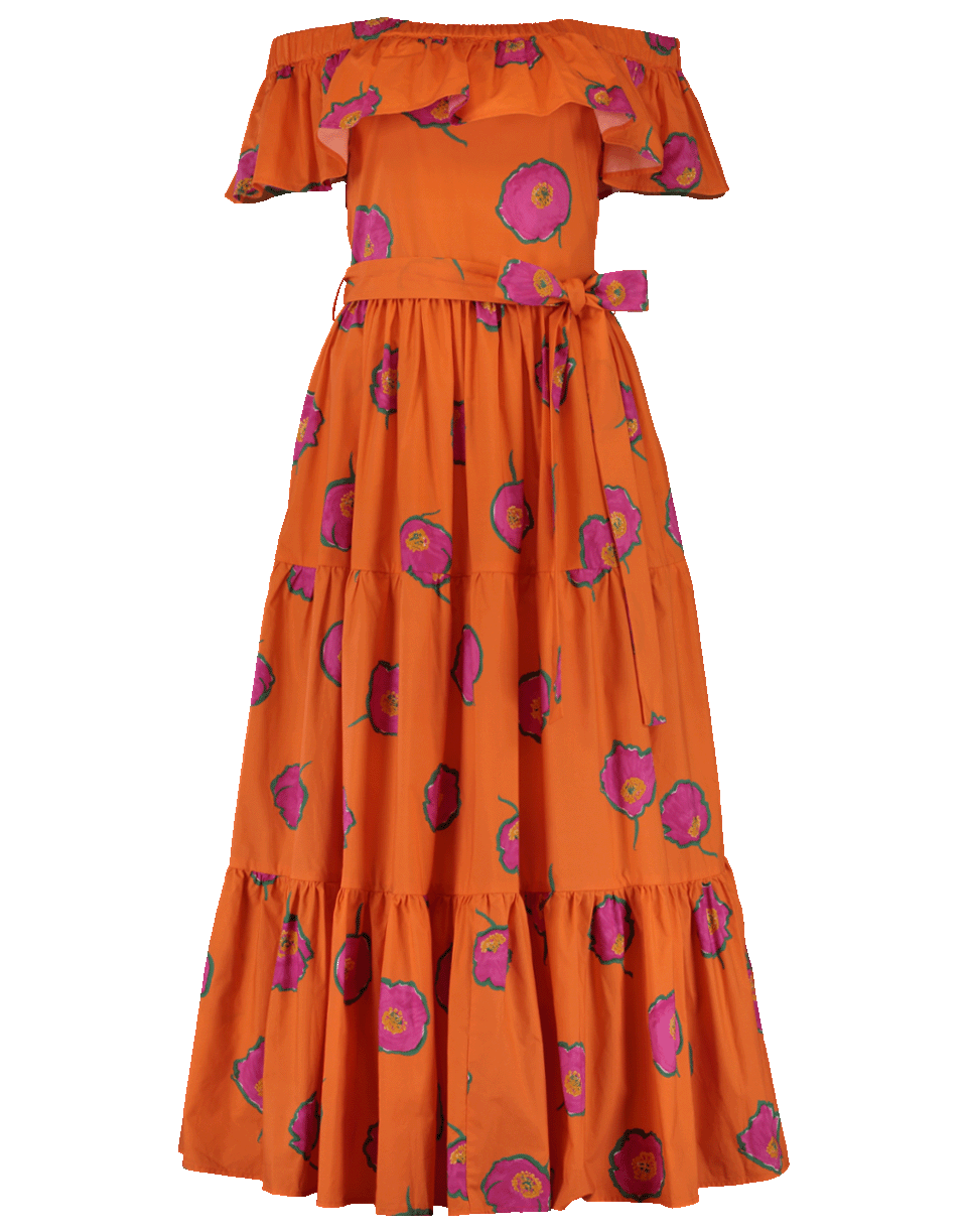 LA DOUBLEJ-Off Shoulder Maxi Yacht Dress-