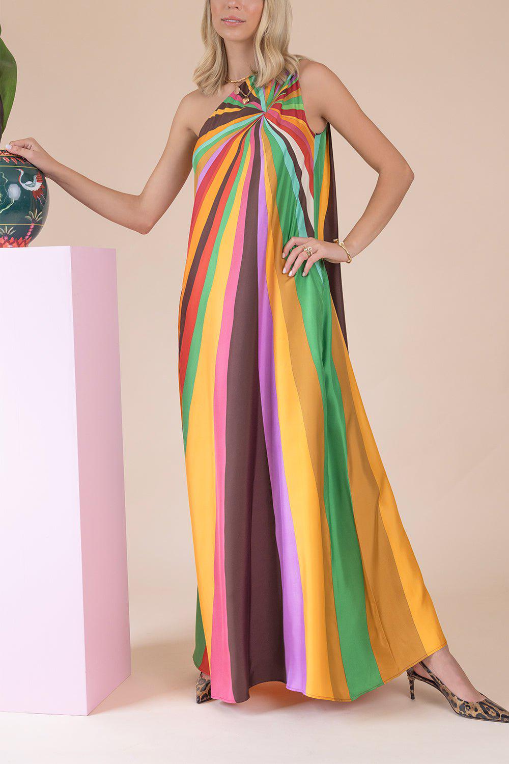 LA DOUBLEJ-Roy Dress - Rainbow-