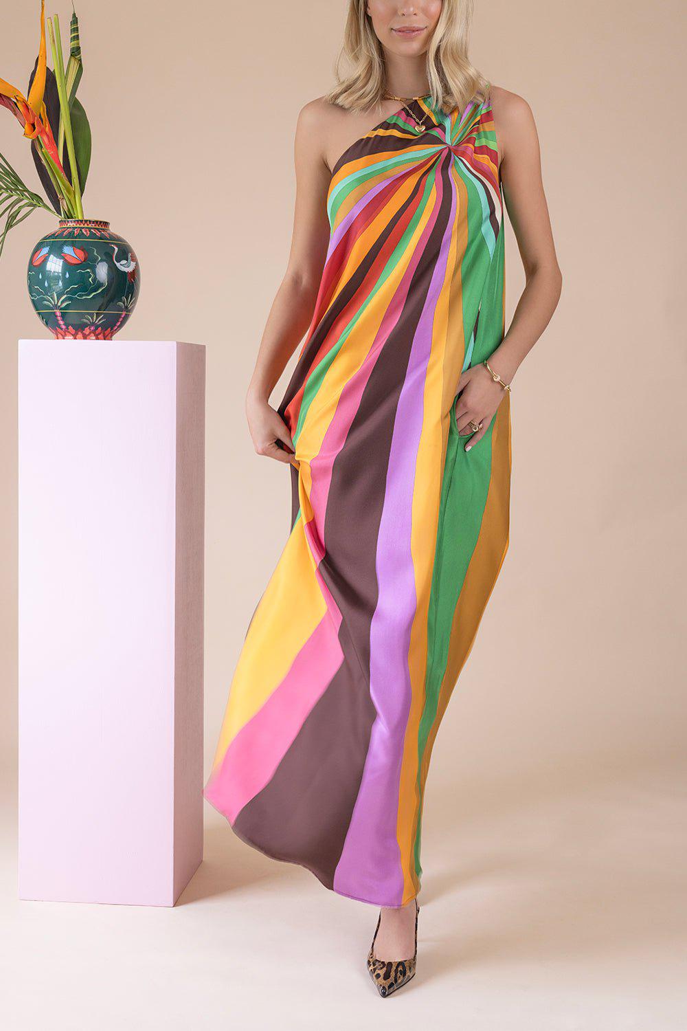 LA DOUBLEJ-Roy Dress - Rainbow-