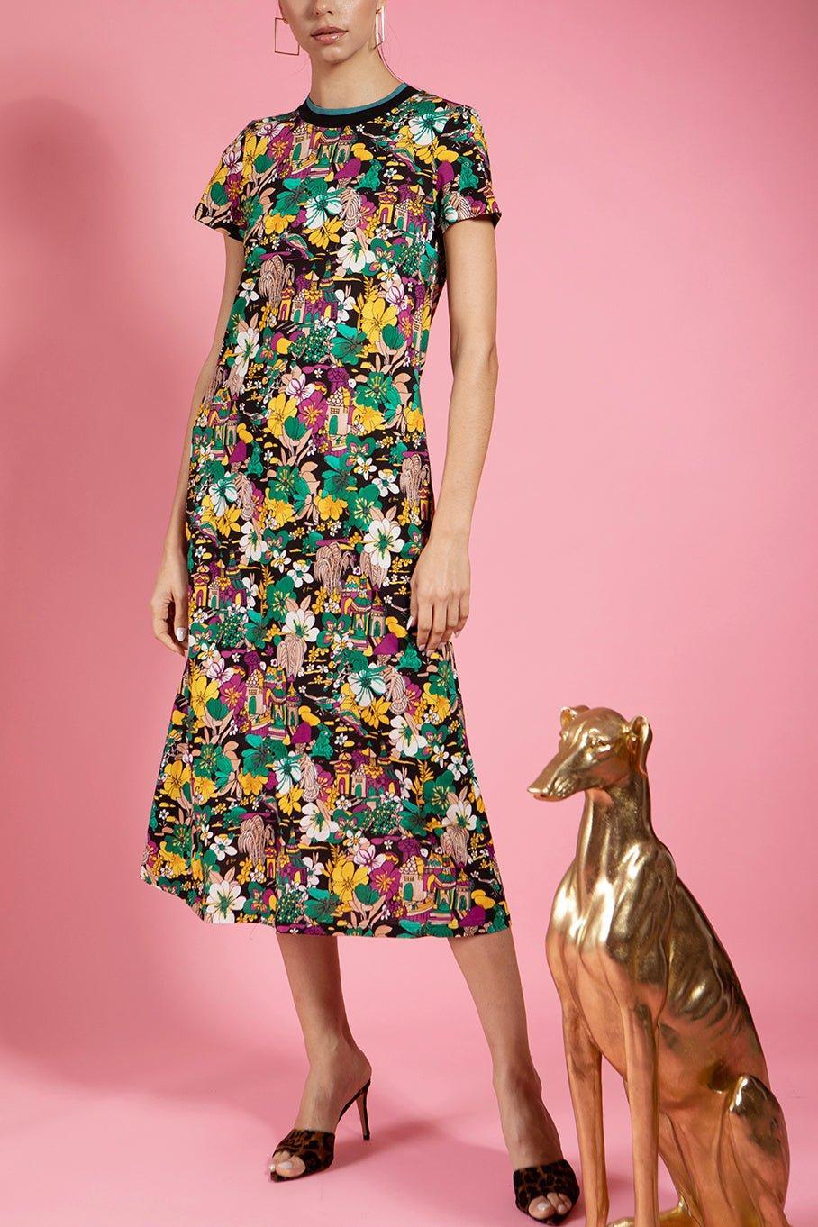 LA DOUBLEJ-Sporty Swing Dress - Temples-