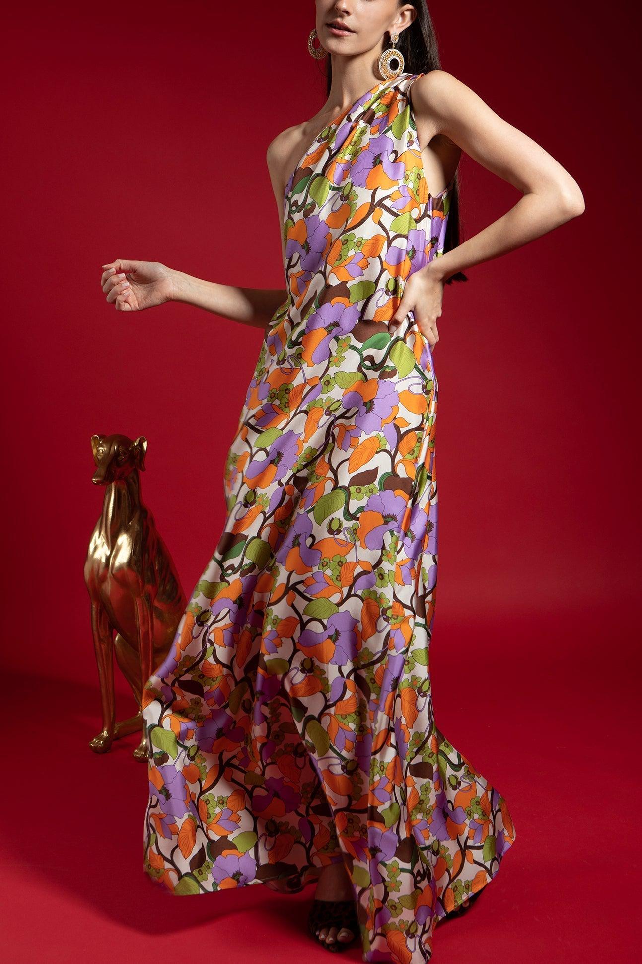 LA DOUBLEJ-Roy Dress - Vines Bianco-