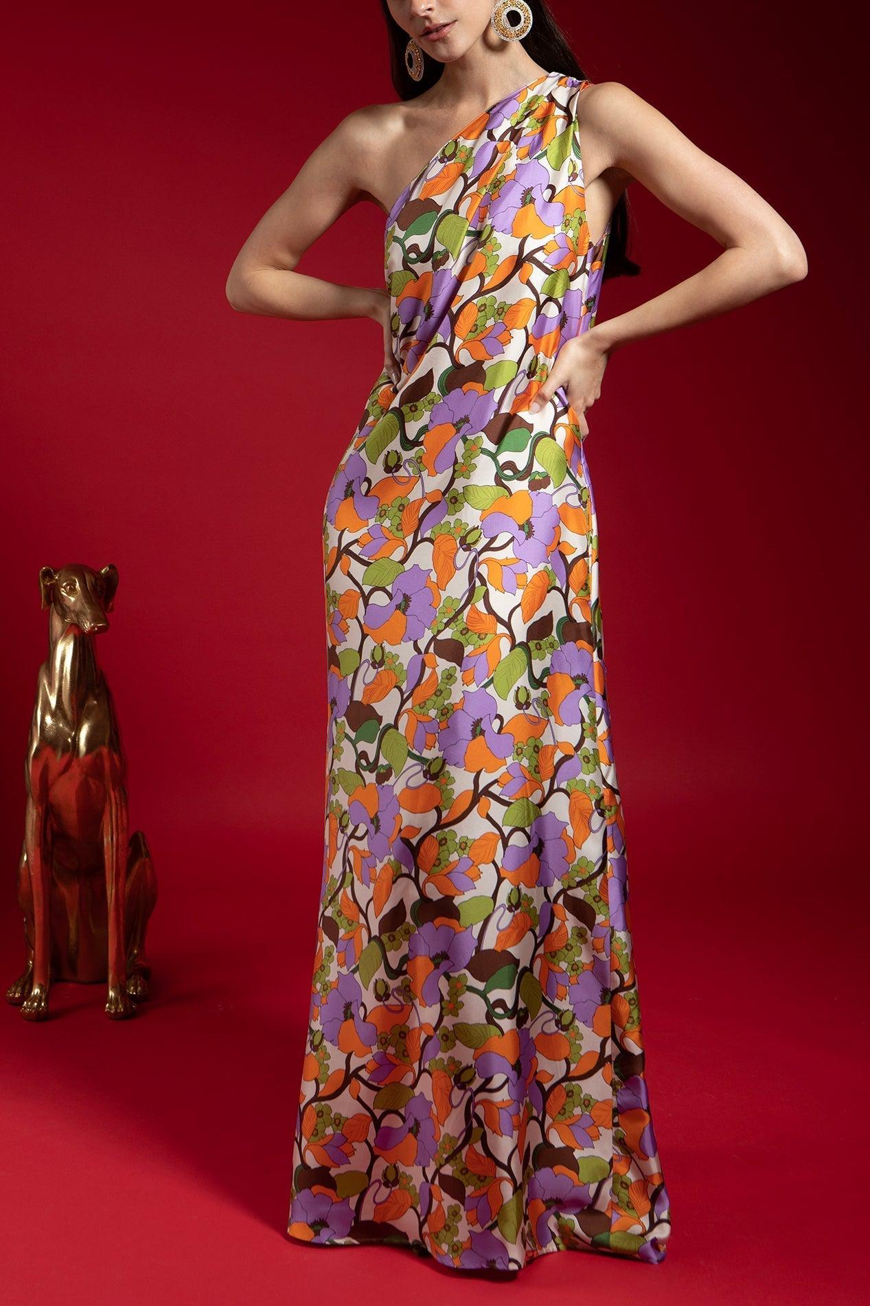 LA DOUBLEJ-Roy Dress - Vines Bianco-