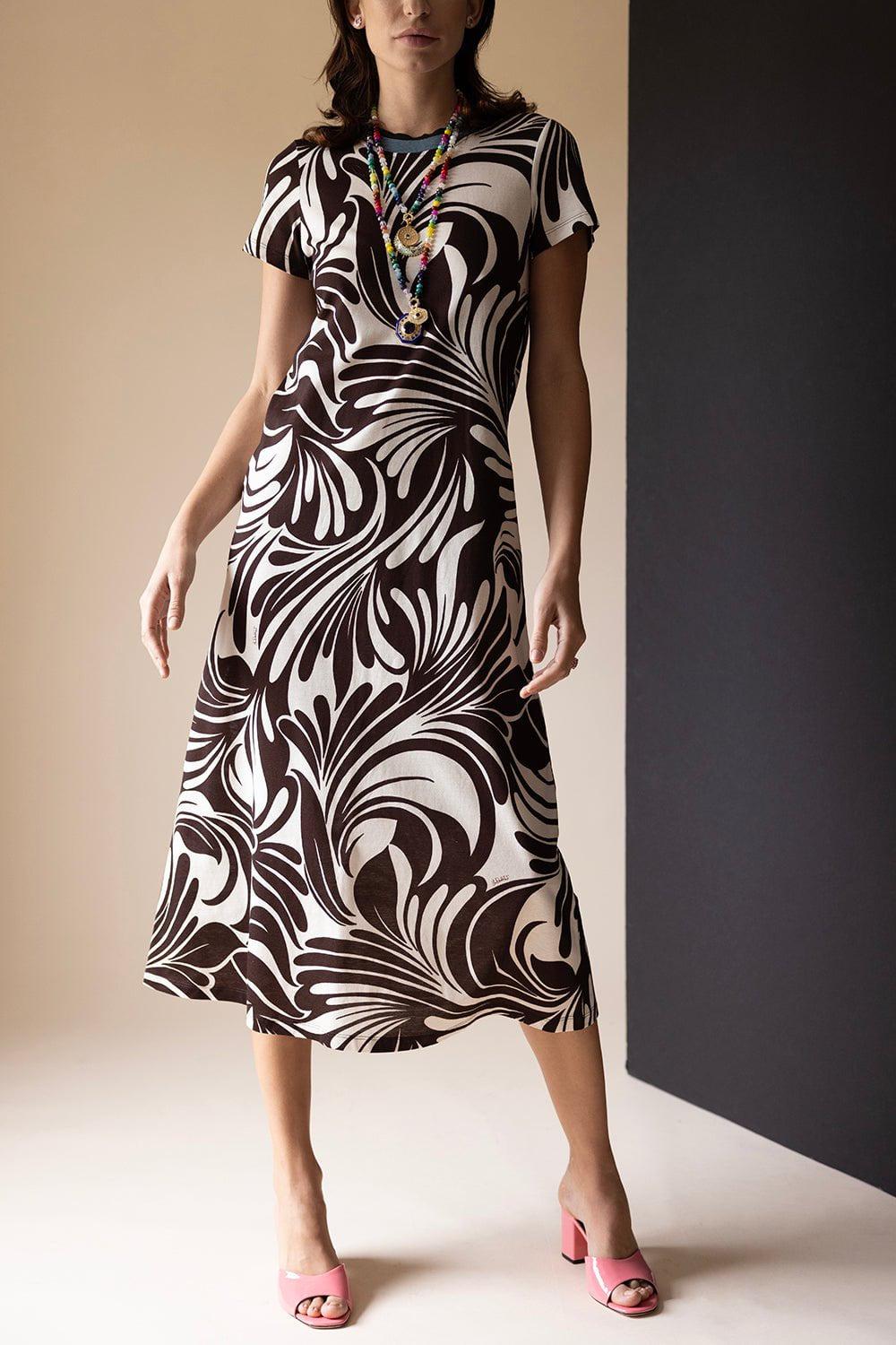 LA DOUBLEJ-Sporty Swing Dress - Watermarble-