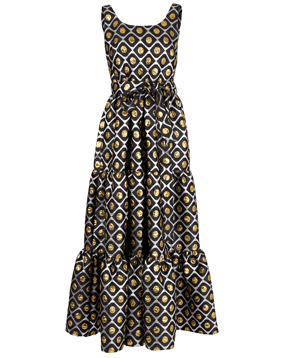 LA DOUBLEJ-Pellicano Dinner Dress-ORO