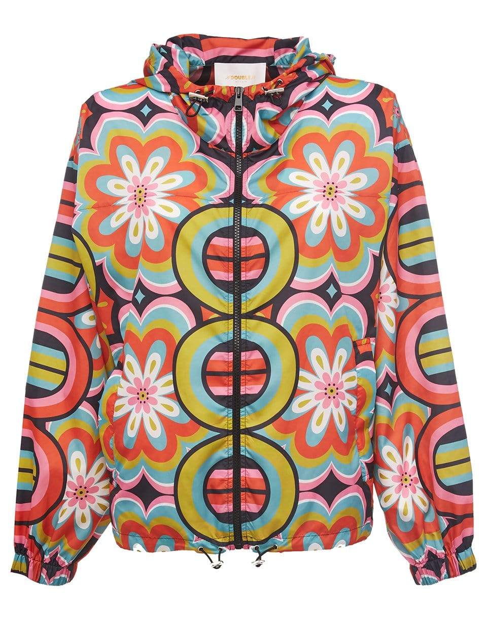 LA DOUBLEJ-Ciccio Rosso in Acqua Nylon Wind Breaker-