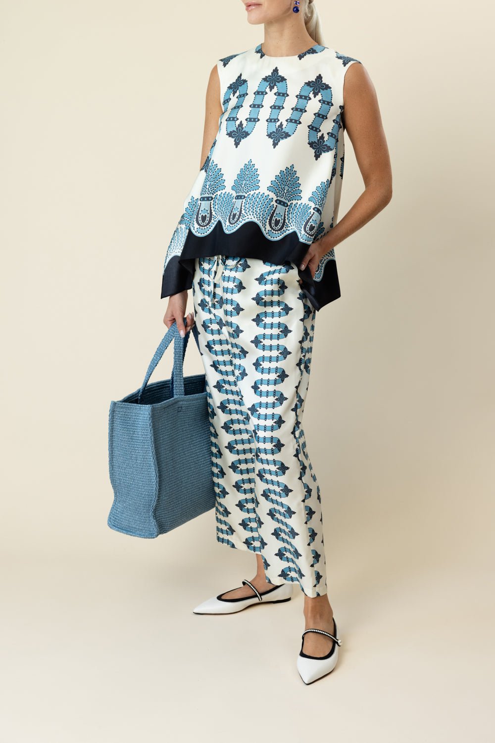 LA DOUBLEJ-DRAWSTRING PANT - SCIROCCO-