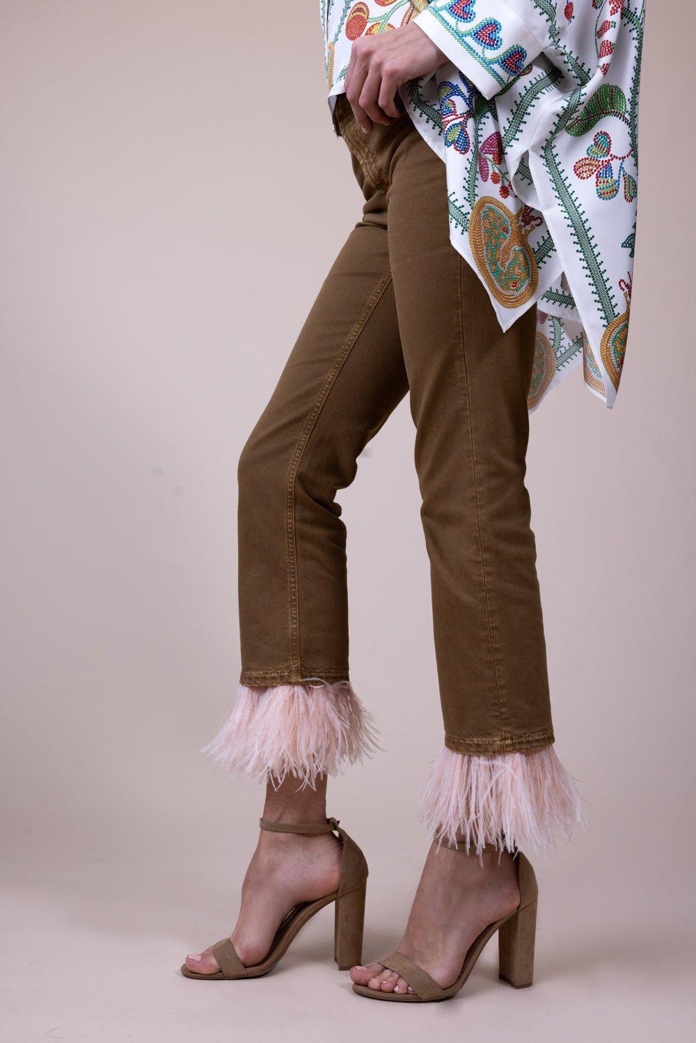 LA DOUBLEJ-Fancy Crop Jeans-